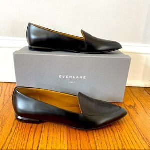 Everlane Black The Modern Point Loafer NEW